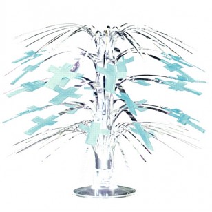 Radiant Blue Cross Christening / Communion Table Centrepiece